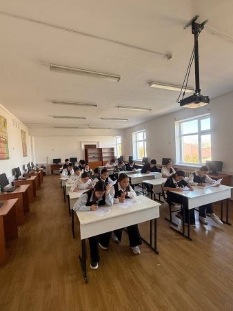 7-8 сынып оқушыларына арналған республикалық олимпиаданың мектепішілік кезеңі өтті