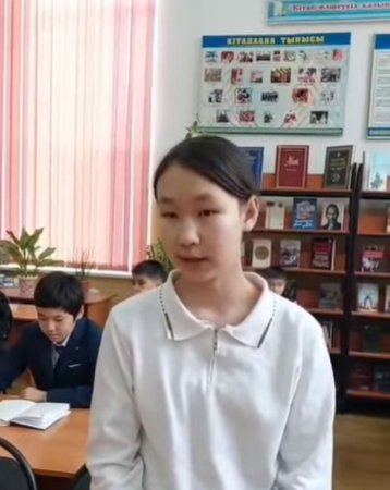 №58 жалпы орта білім беретін мектебінде  6 - сынып оқушылар арасында "Кітап оқитын мектеп"  байқауы болып өтті.