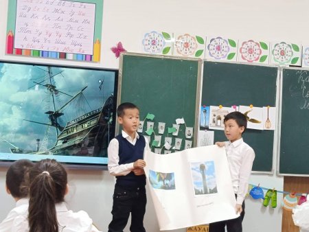 №58 жалпы білім беретін  орта мектебінде 26-30.01.26 аралығында 3 -сыныптар апталығы өтілуде